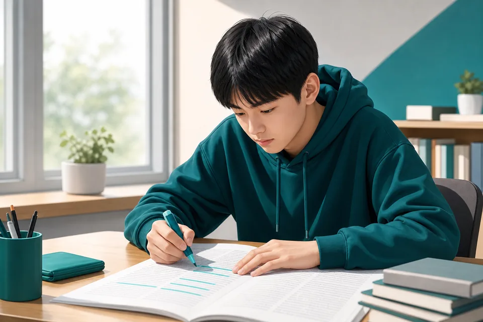 암태면 초2 국어 학습 장면 — 국어 개념 정리와 문제 훈련